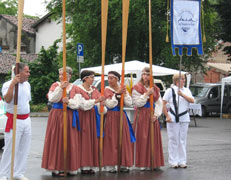 L'equipaggio femminile del Circolo